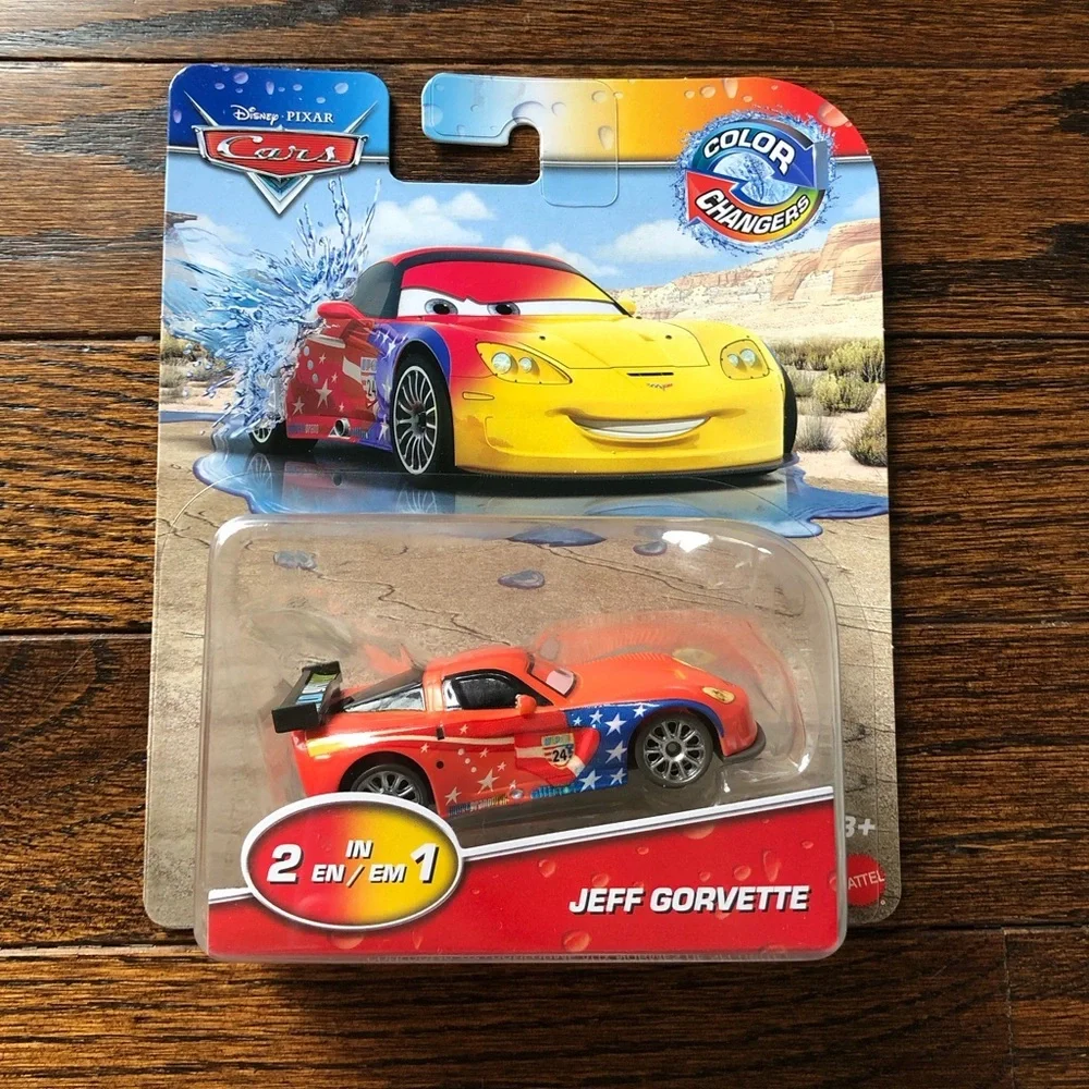 Disney Pixar Cars Color Changers - Jeff Gorvette from Cars 2 - NEW IN BOX!